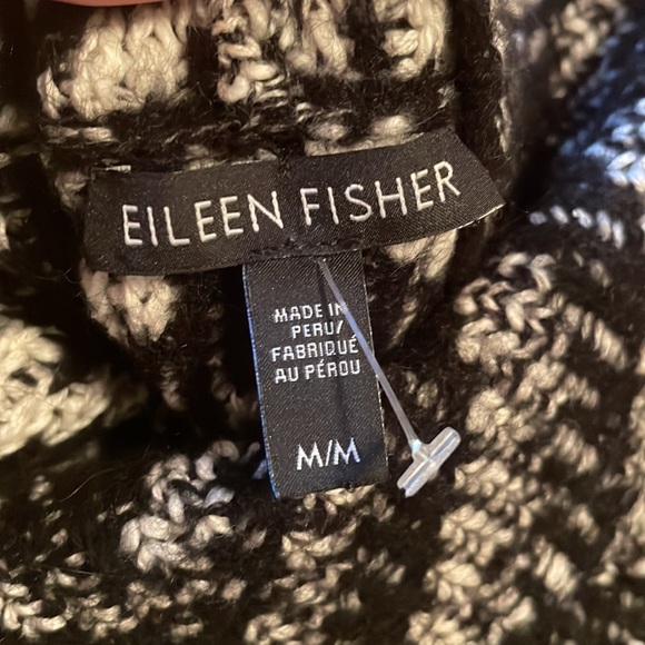 Eileen Fisher Funnel Neck Sweater Tunic baby alpaca - Picture 3 of 5